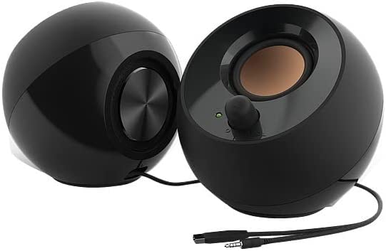 Creative Pebble 2.0 USB-Powered Desktop Speakers with Far-Field Drivers and Passive Radiators for Pcs and Laptops (Black) - Image 8